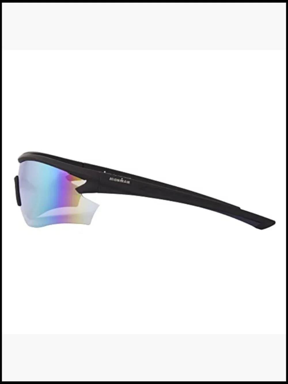 Wrap Around Sport Sunglasses with Mirror Coating